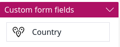 Custom form fields