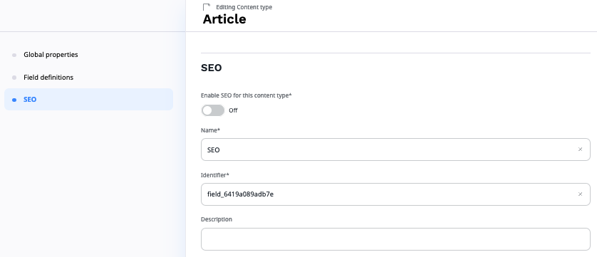 SEO anchor menu