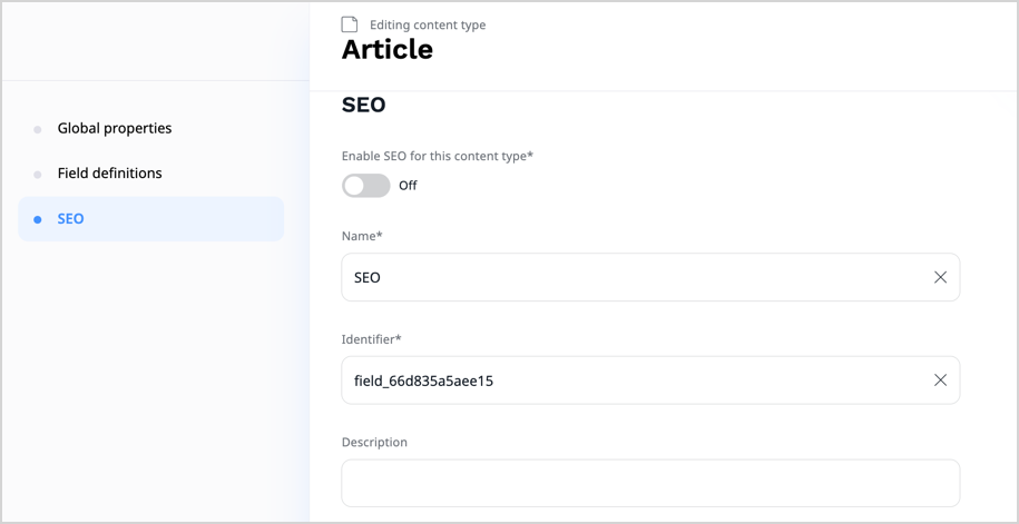 SEO anchor menu