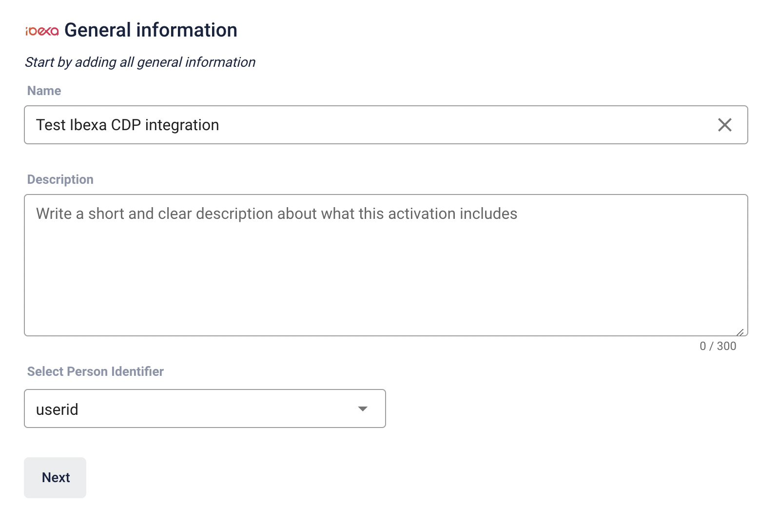 General Information - Activation