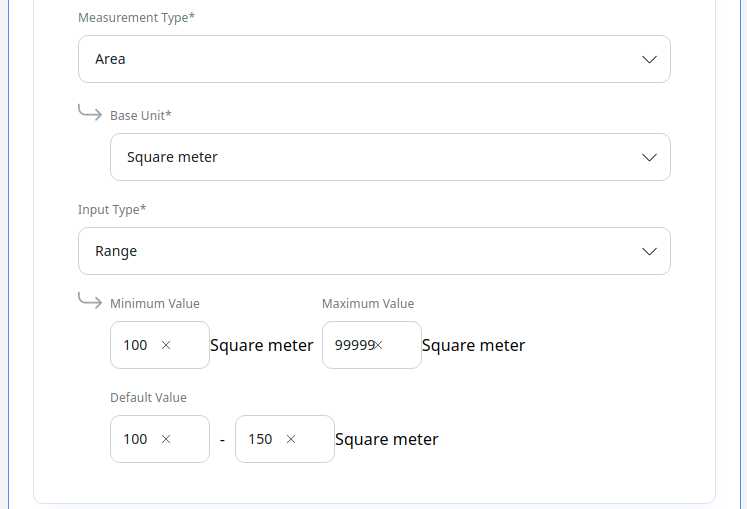 Adding a Measurement Field to Content Type definition