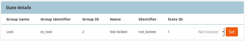 Object state details