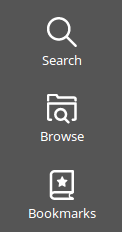 Content browser in the menu
