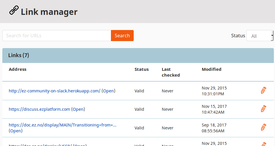 Link manager