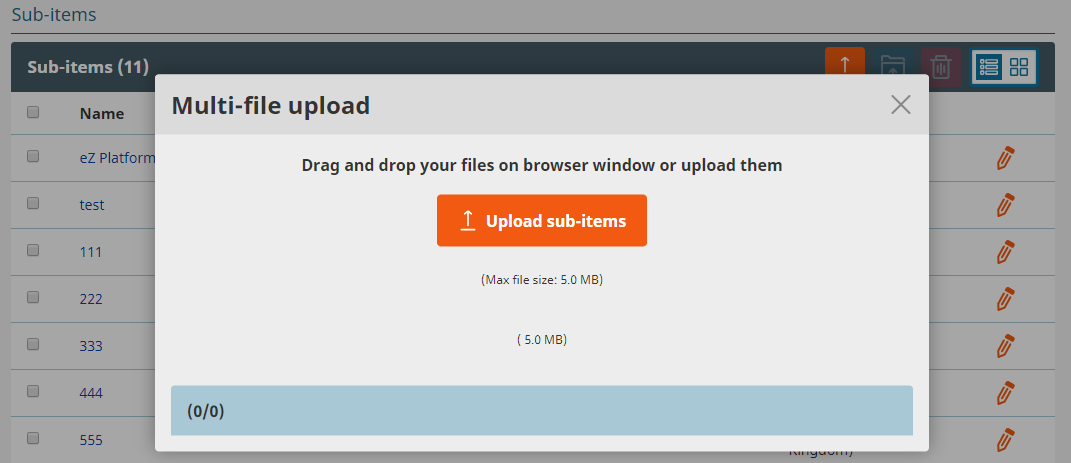 Multi-file upload
