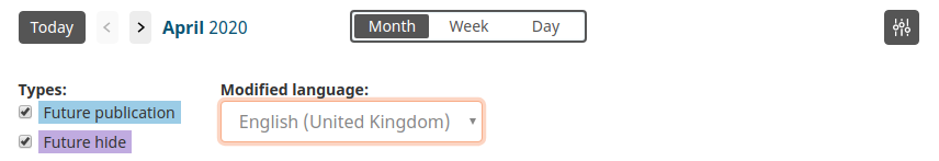 Viewing filters
