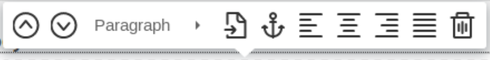 Online Editor menu