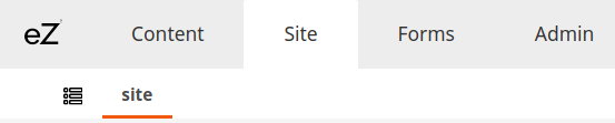Selecting Page for editing