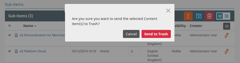 Multi-file delete