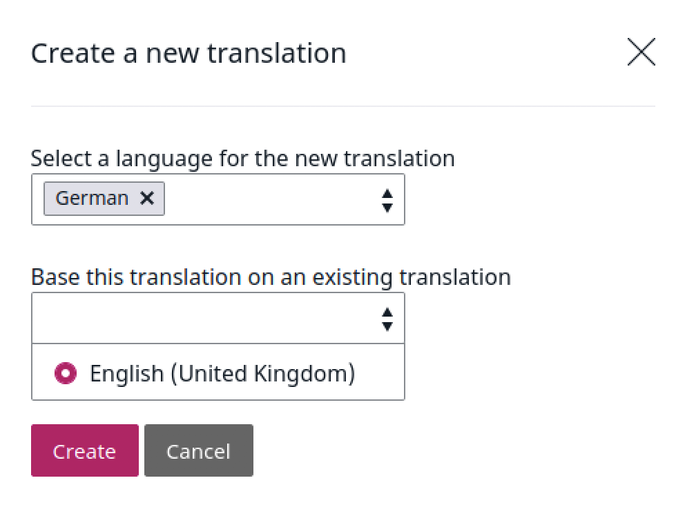 Adding a new translation
