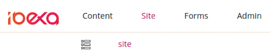 Selecting Page for editing