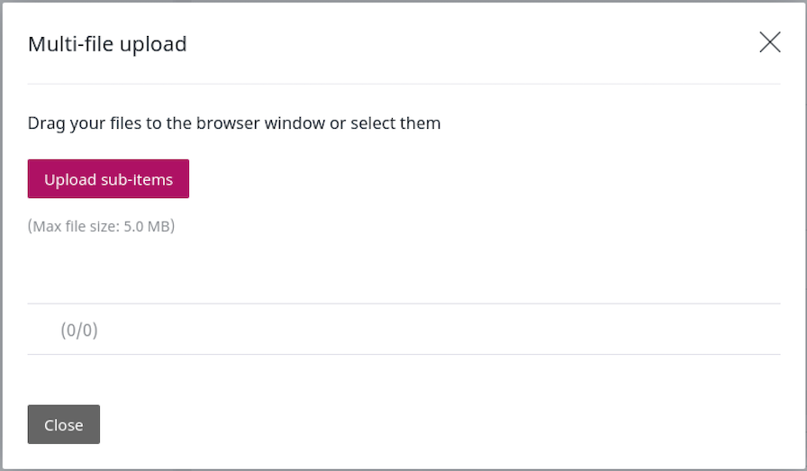Multi-file upload