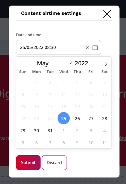 Content Scheduler
