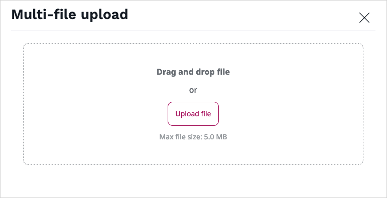 Multi-file upload