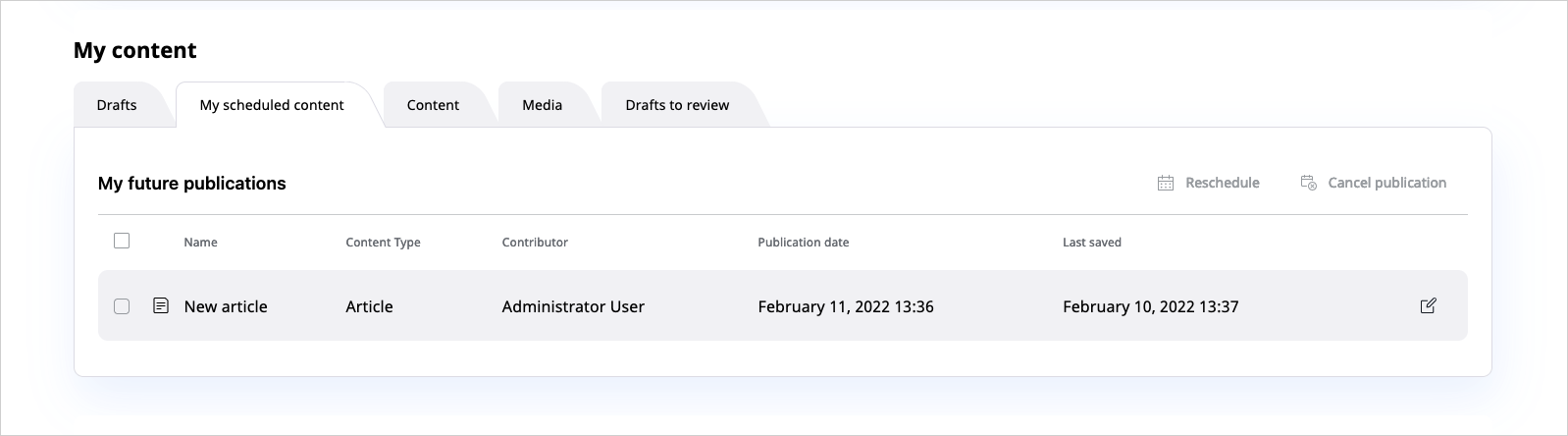 Reschedule or cancel with the dashboard