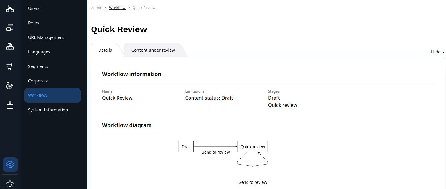 Workflow diagram