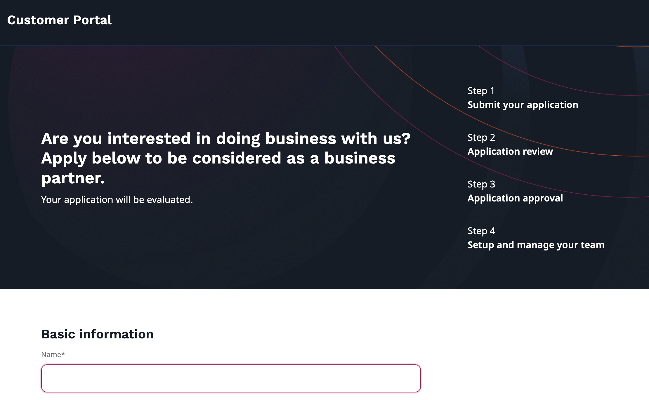 Company self-registration