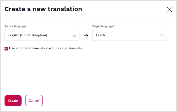 Automated translation