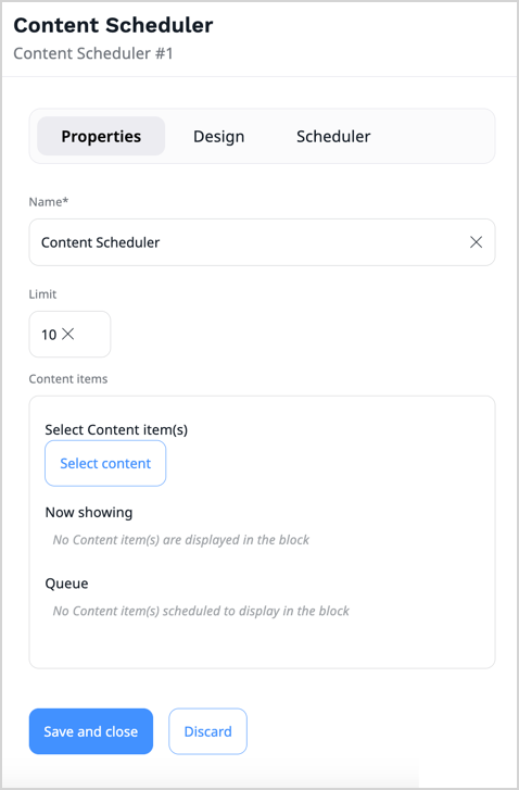 Content Scheduler