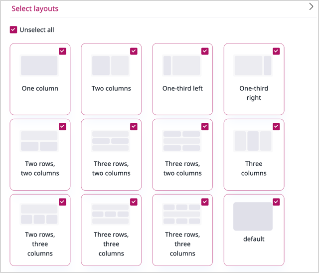 Layouts