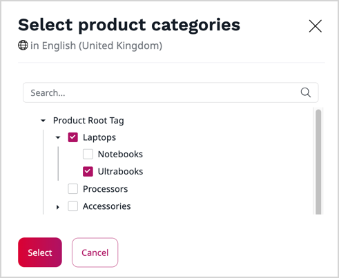 Adding product categories
