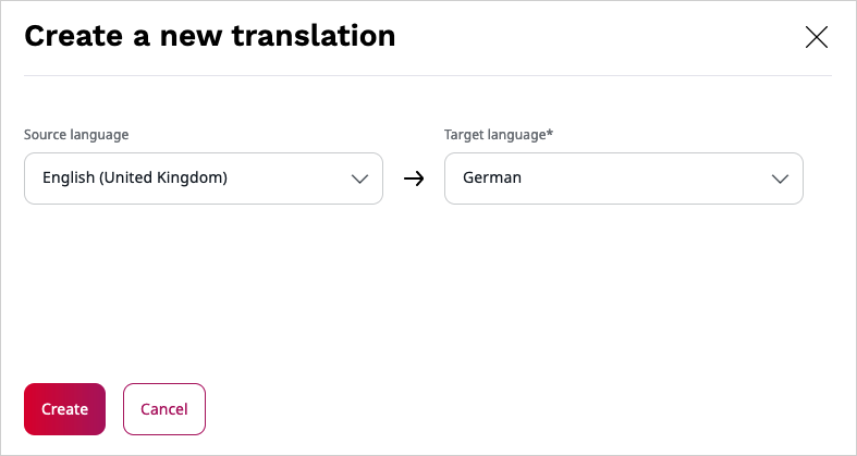 Adding a new translation