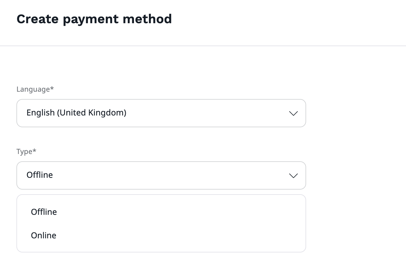 New payment method