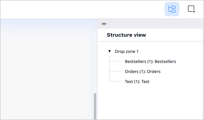 Structure view toolbox